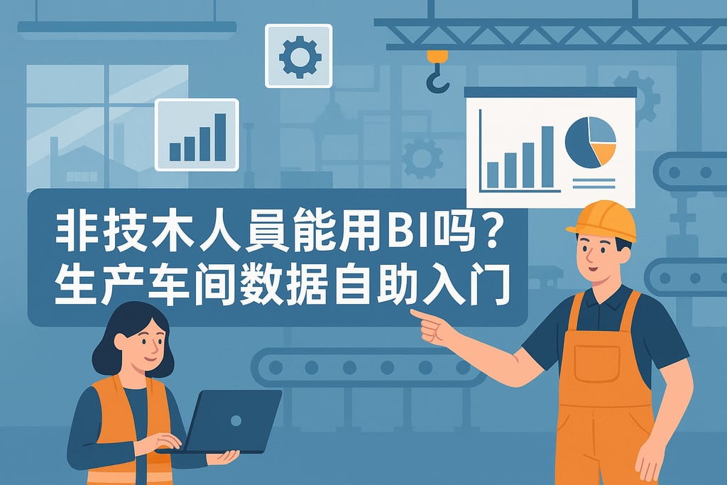 非技术人员能用BI吗？生产车间数据自助入门