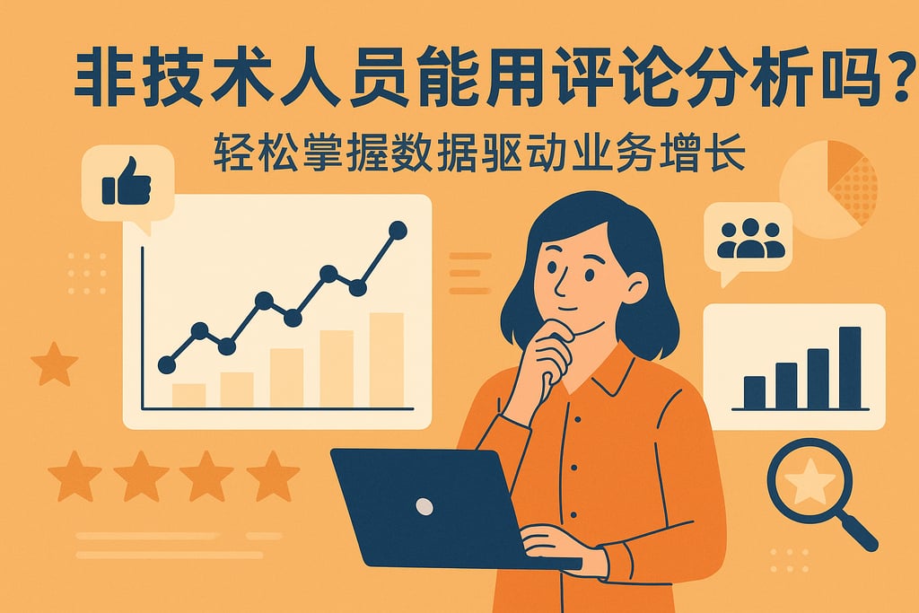 非技术人员能用评论分析吗？轻松掌握数据驱动业务增长