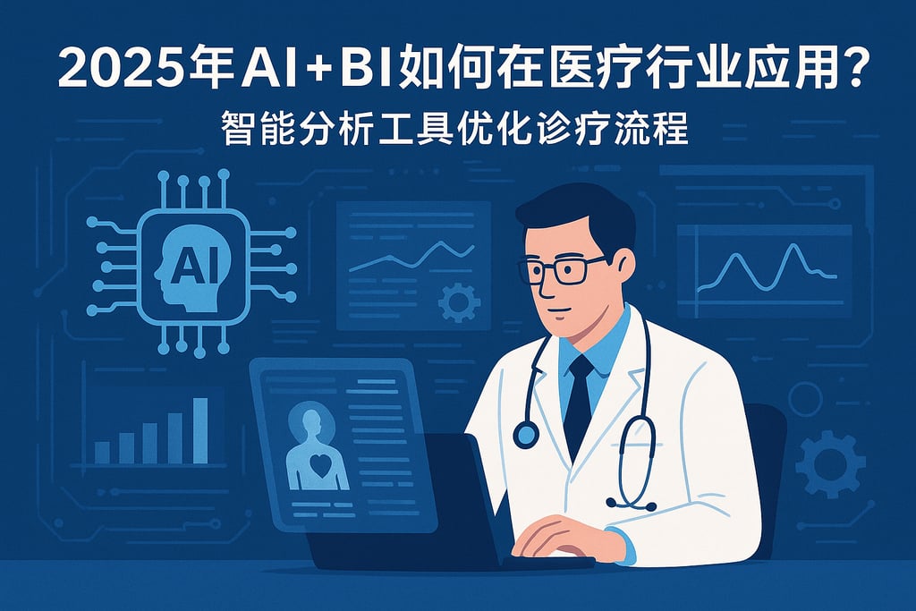 2025年AI+BI在医疗行业如何应用？智能分析工具优化诊疗流程