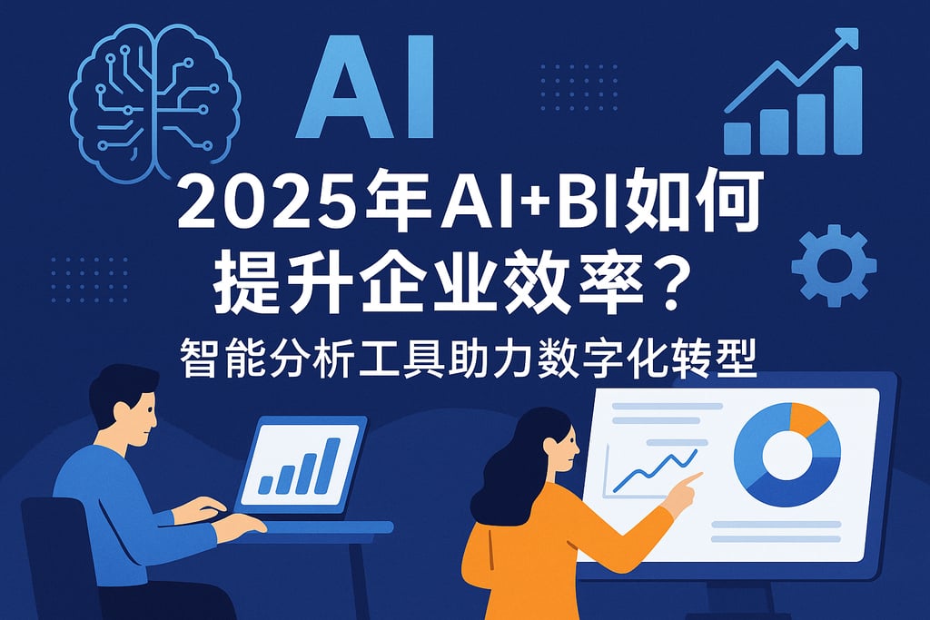 2025年AI+BI如何提升企业效率？智能分析工具助力数字化转型