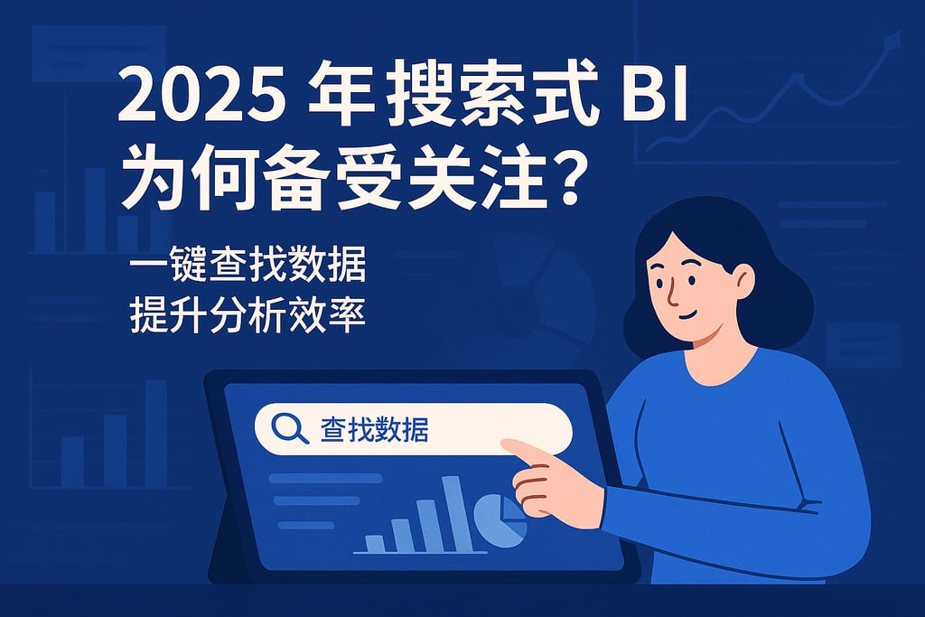 2025年搜索式BI为何备受关注？一键查找数据提升分析效率