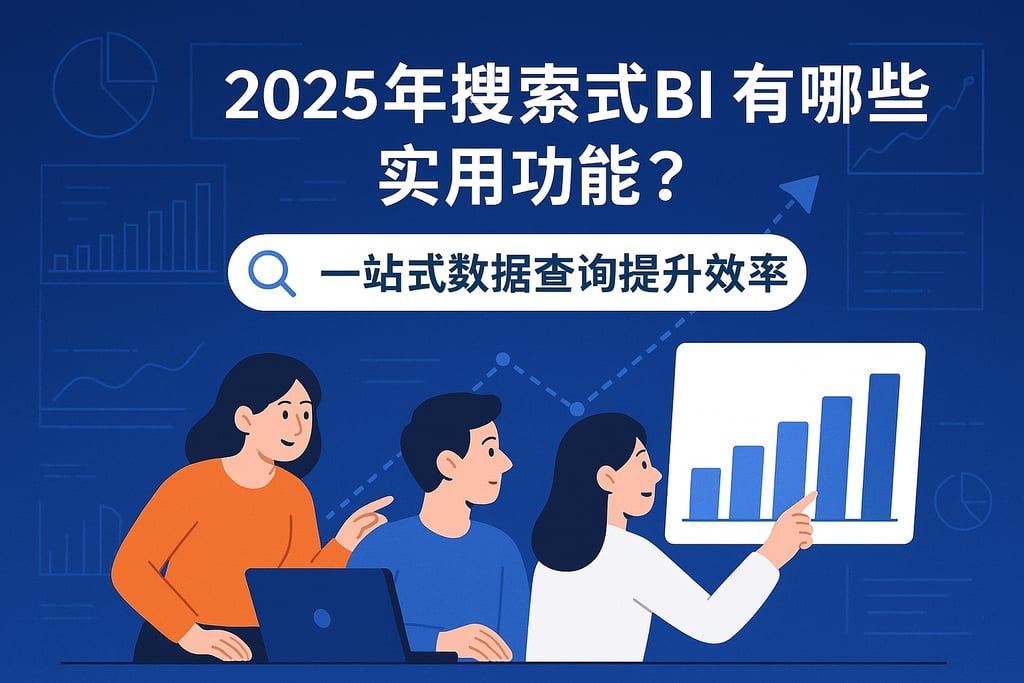 2025年搜索式BI有哪些实用功能？一站式数据查询提升效率