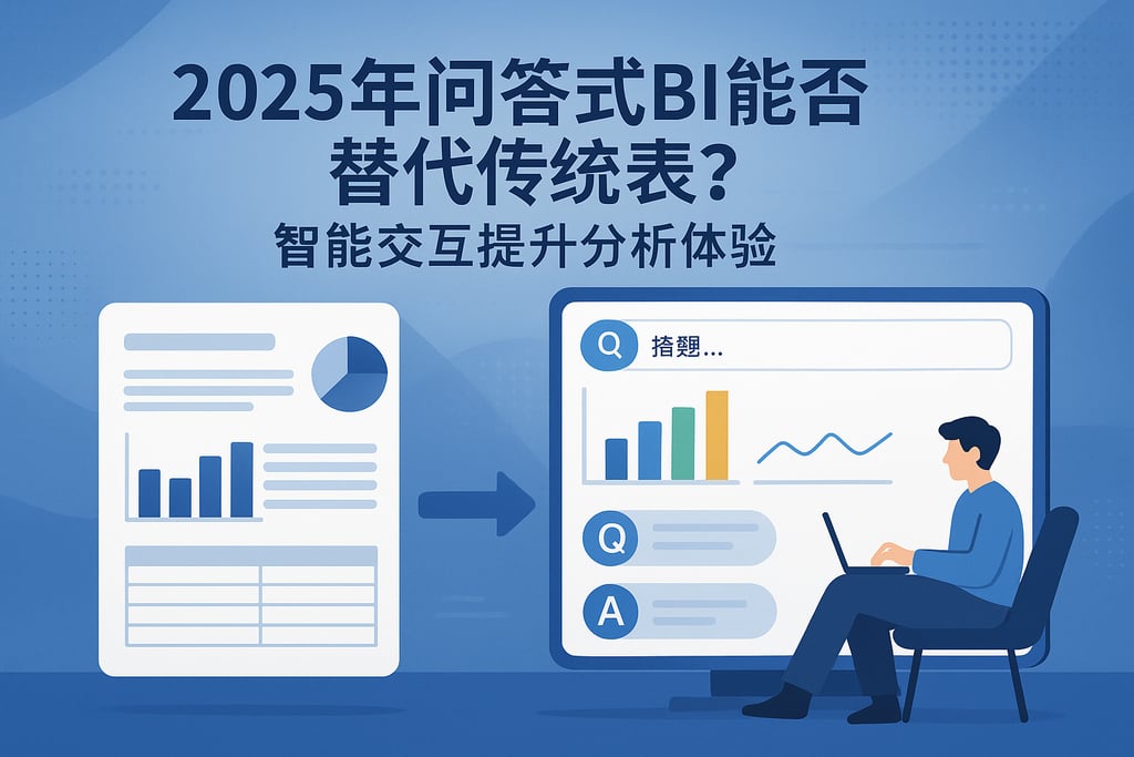 2025年问答式BI能否替代传统报表？智能交互提升分析体验