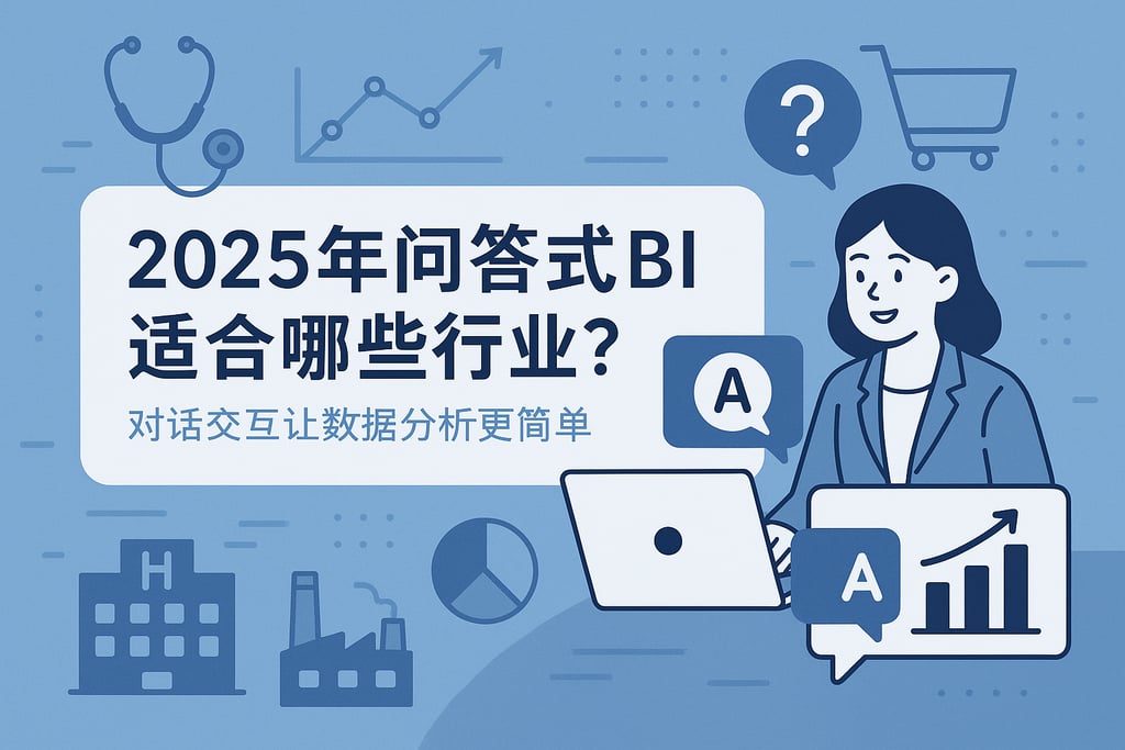 2025年问答式BI适合哪些行业？对话交互让数据分析更简单