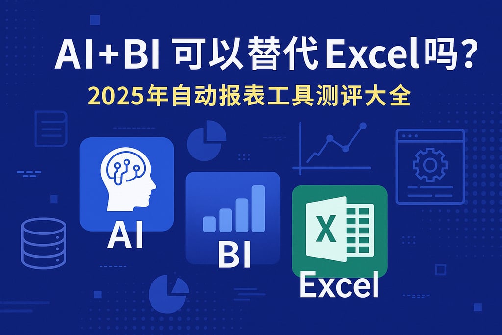 AI+BI可以替代Excel吗？2025年自动报表工具测评大全