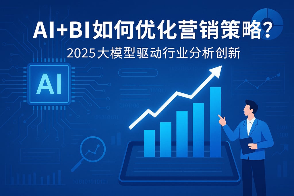 AI+BI如何优化营销策略？2025年大模型驱动行业分析创新