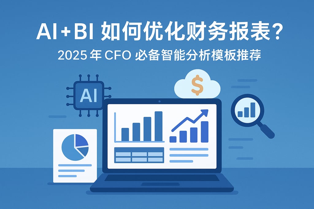 AI+BI如何优化财务报表？2025年CFO必备智能分析模板推荐