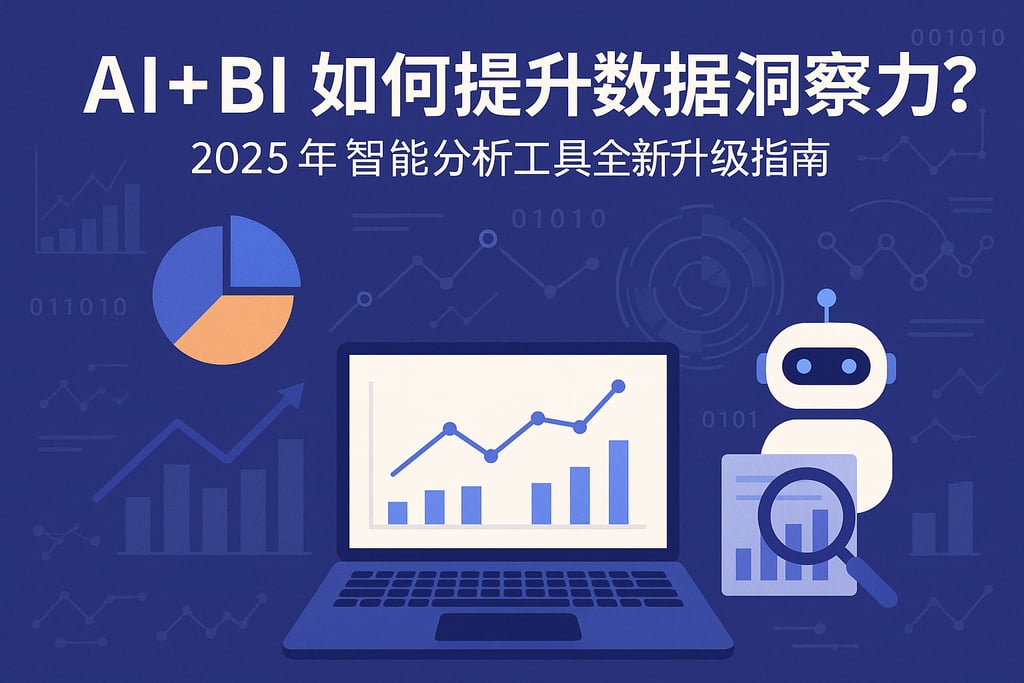 AI+BI如何提升数据洞察力？2025年智能分析工具全新升级指南