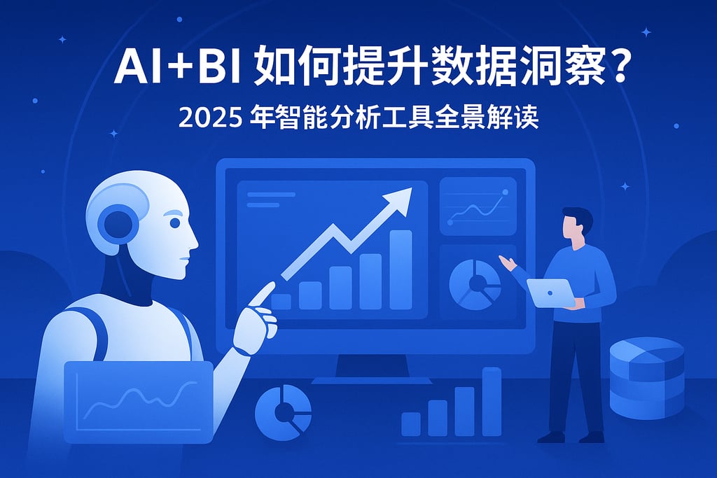 AI+BI如何提升数据洞察？2025年智能分析工具全景解读