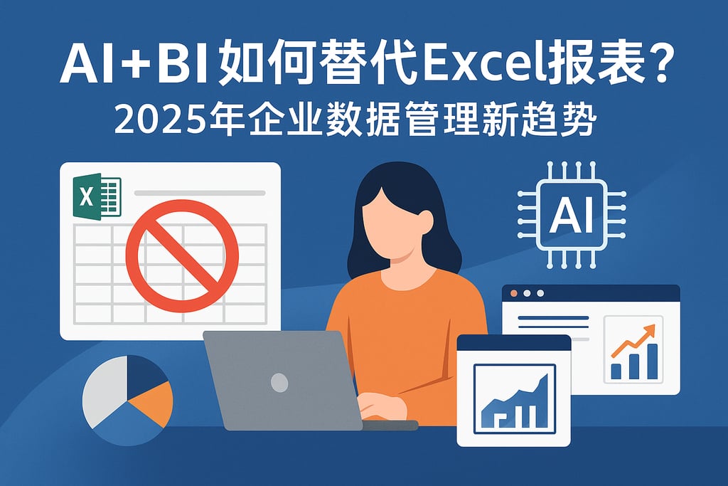 AI+BI如何替代Excel报表？2025年企业数据管理新趋势