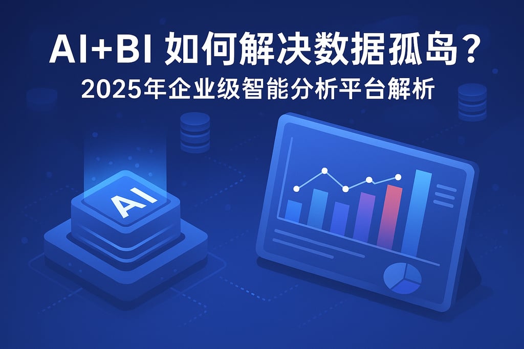 AI+BI如何解决数据孤岛？2025年企业级智能分析平台解析