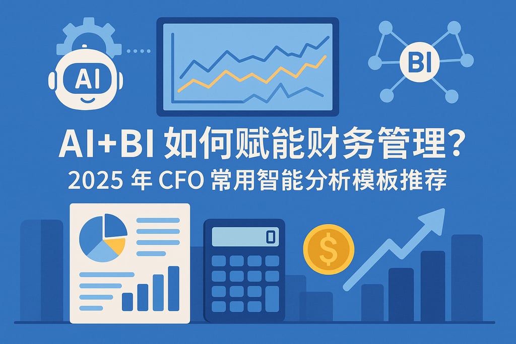 AI+BI如何赋能财务管理？2025年CFO常用智能分析模板推荐