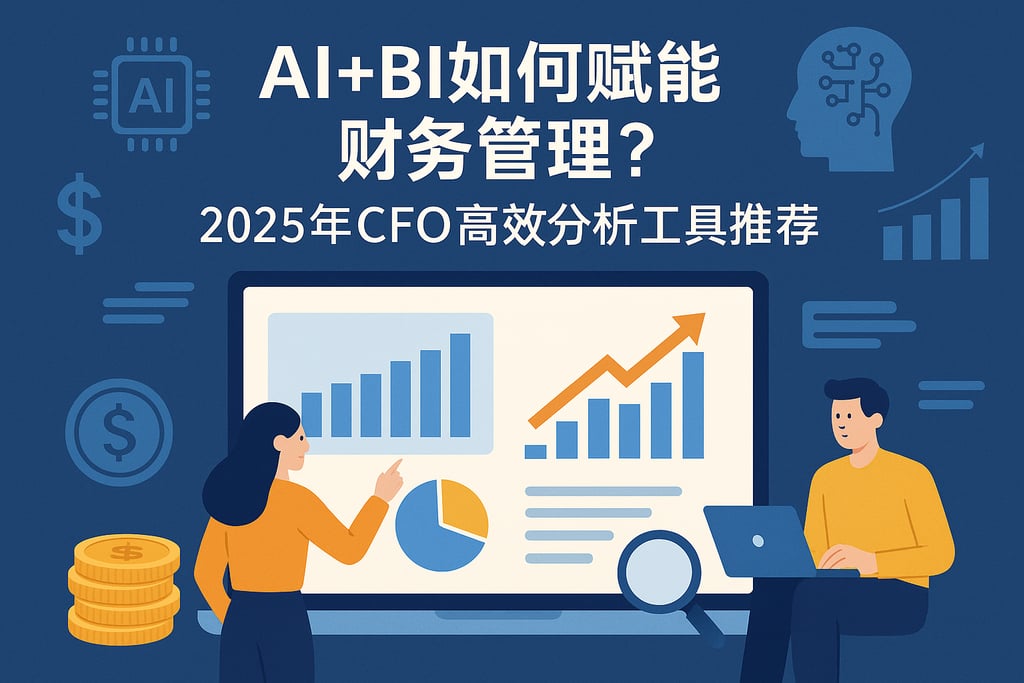 AI+BI如何赋能财务管理？2025年CFO高效分析工具推荐