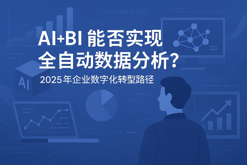 AI+BI能否实现全自动数据分析？2025年企业数字化转型路径