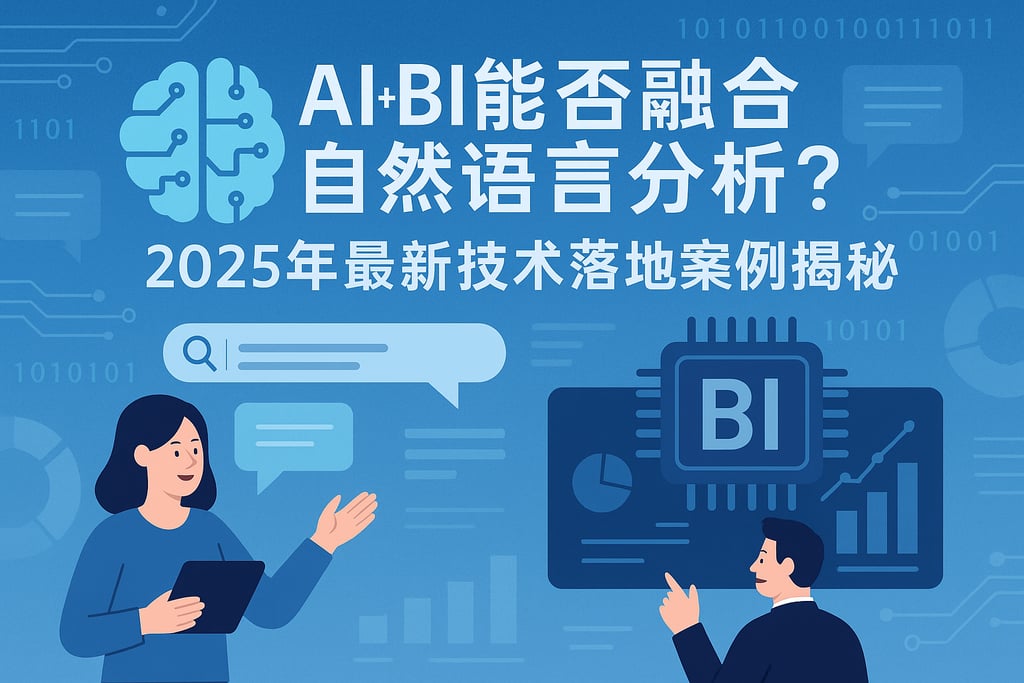 AI+BI能否融合自然语言分析？2025年最新技术落地案例揭秘