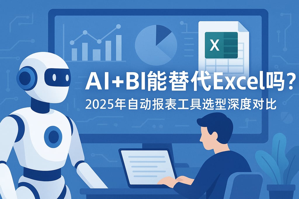 AI+BI能替代Excel吗？2025年自动报表工具选型深度对比