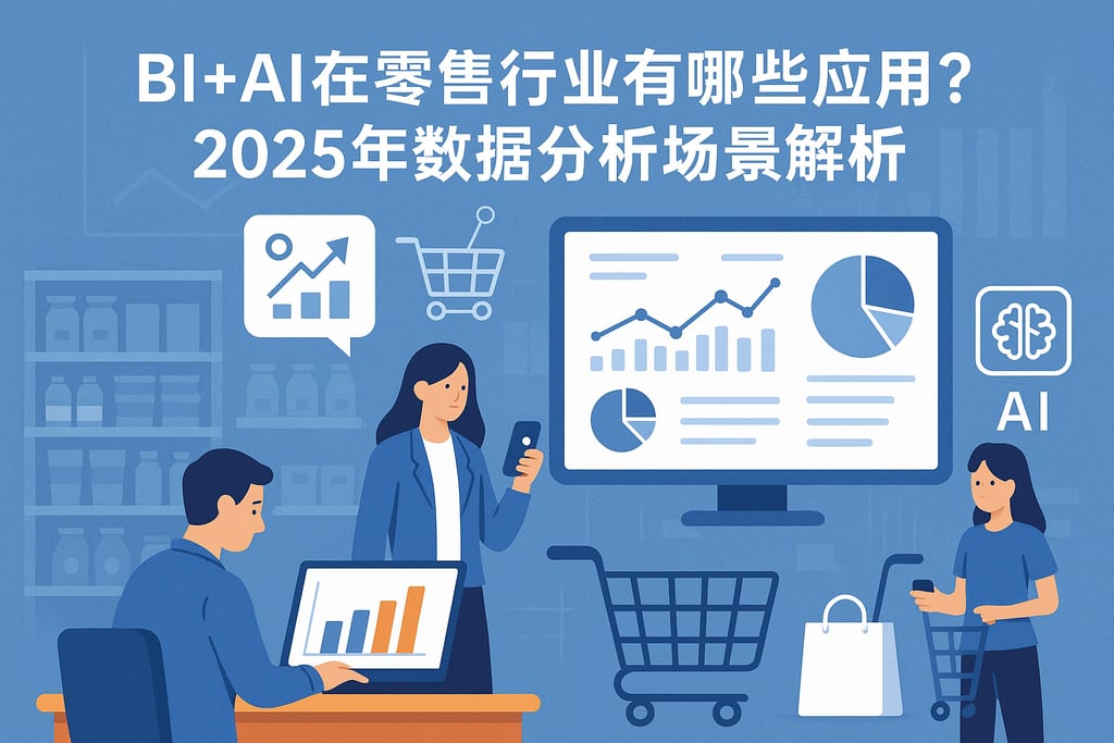 BI+AI在零售行业有哪些应用？2025年数据分析场景解析