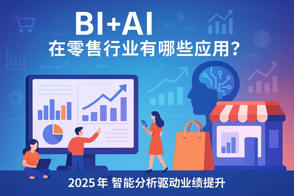 BI+AI在零售行业有哪些应用？2025年智能分析驱动业绩提升
