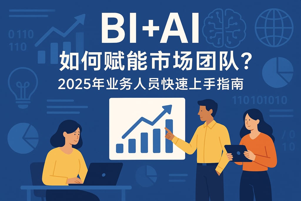 BI+AI如何赋能市场团队？2025年业务人员快速上手指南