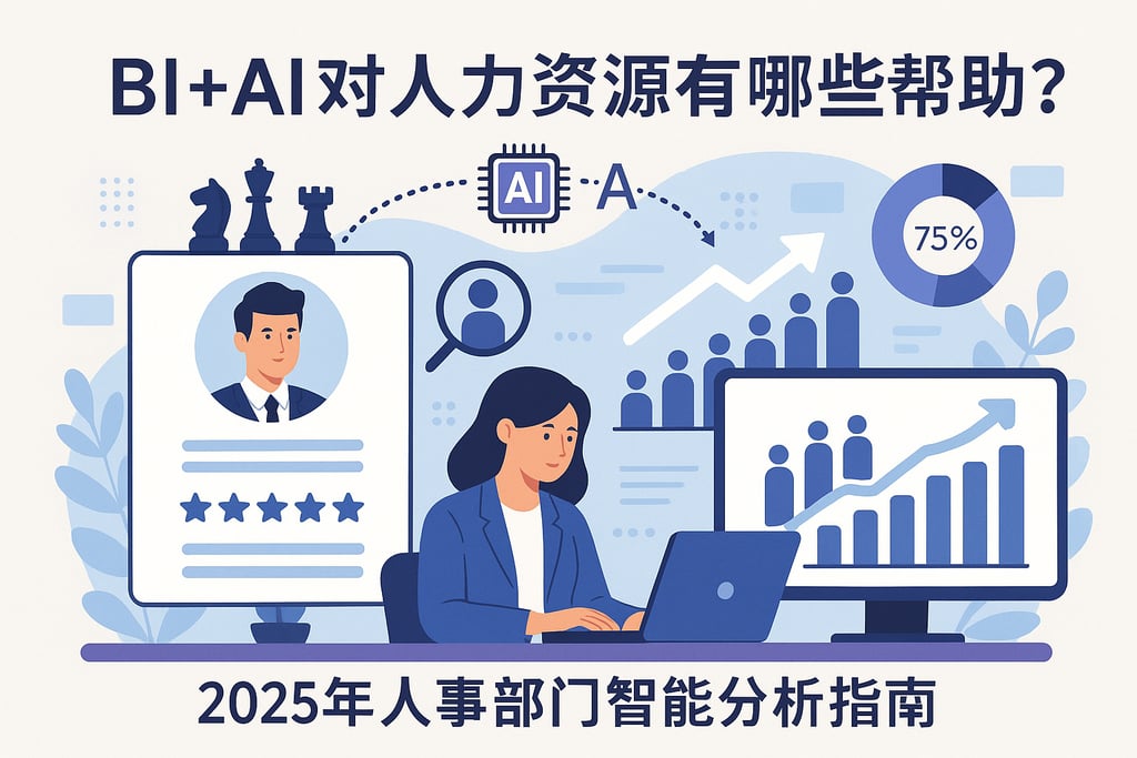 BI+AI对人力资源有哪些帮助？2025年人事部门智能分析指南