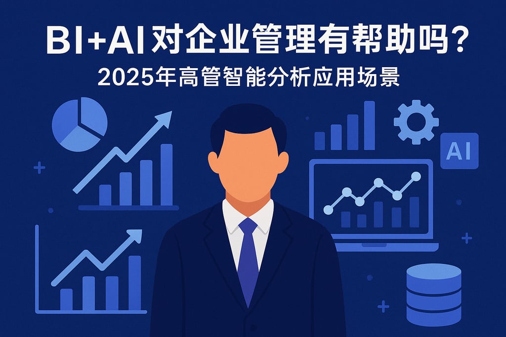 BI+AI对企业管理有帮助吗？2025年高管智能分析应用场景