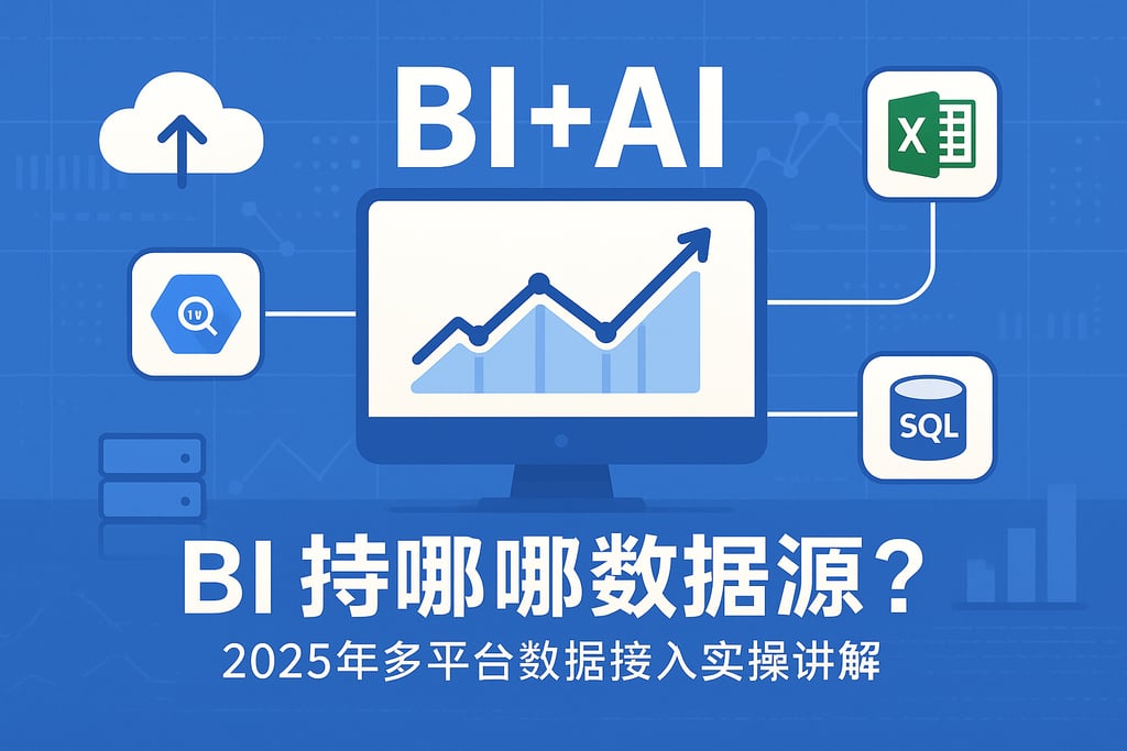 BI+AI支持哪些数据源？2025年多平台数据接入实操讲解