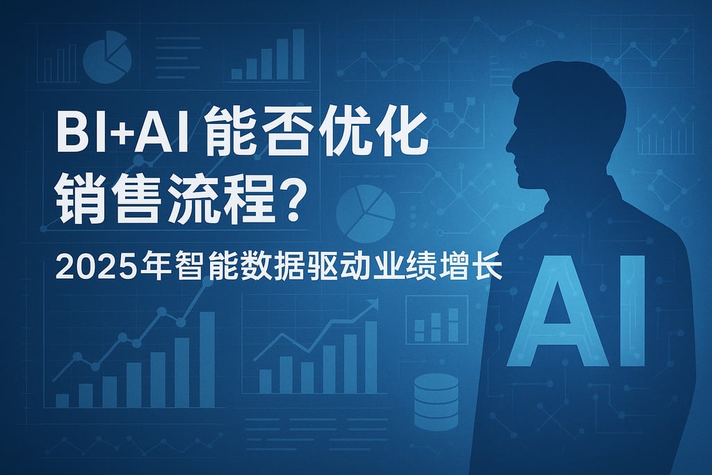 BI+AI能否优化销售流程？2025年智能数据驱动业绩增长