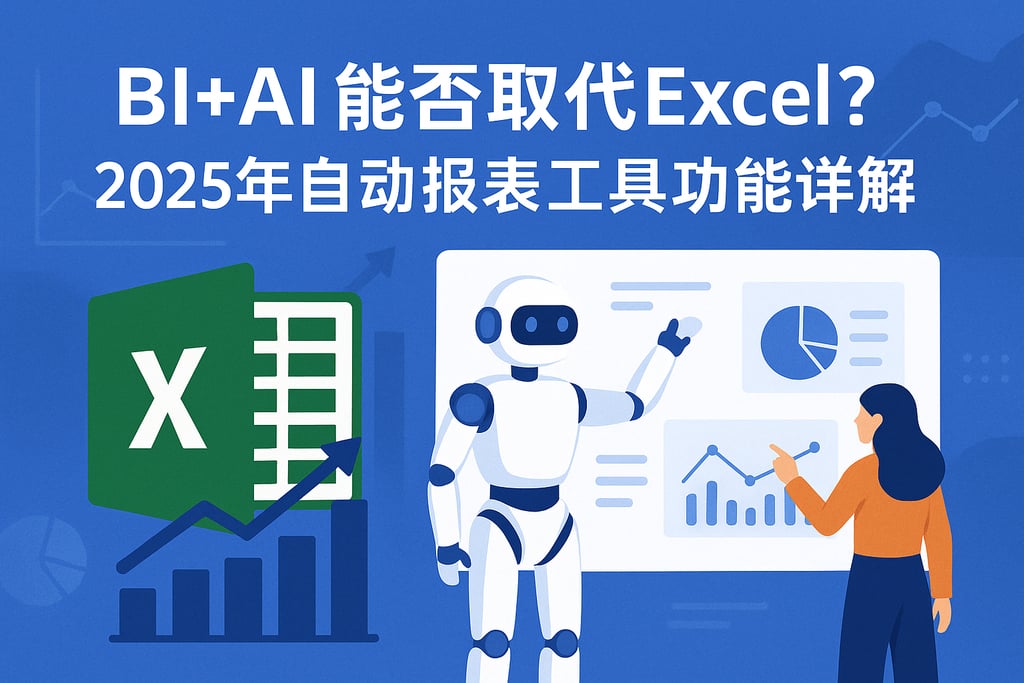BI+AI能否取代Excel？2025年自动报表工具功能详解
