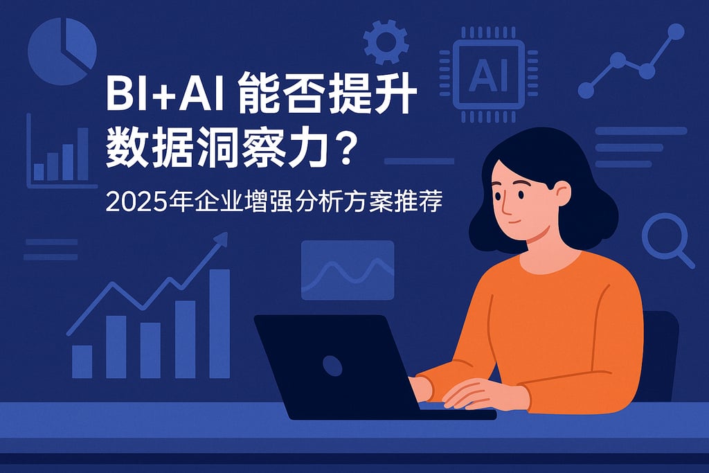 BI+AI能否提升数据洞察力？2025年企业增强分析方案推荐