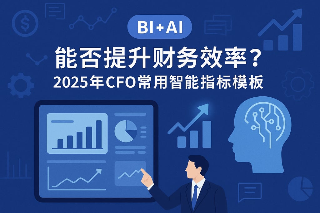 BI+AI能否提升财务效率？2025年CFO常用智能指标模板