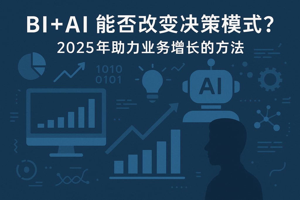 BI+AI能否改变决策模式？2025年助力业务增长的方法