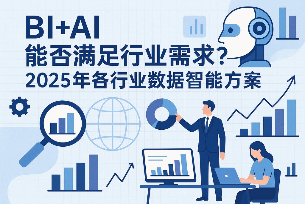 BI+AI能否满足行业需求？2025年各行业数据智能方案