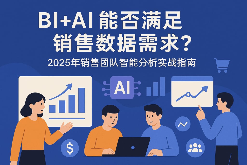 BI+AI能否满足销售数据需求？2025年销售团队智能分析实战指南