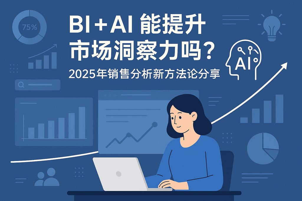 BI+AI能提升市场洞察力吗？2025年销售分析新方法论分享