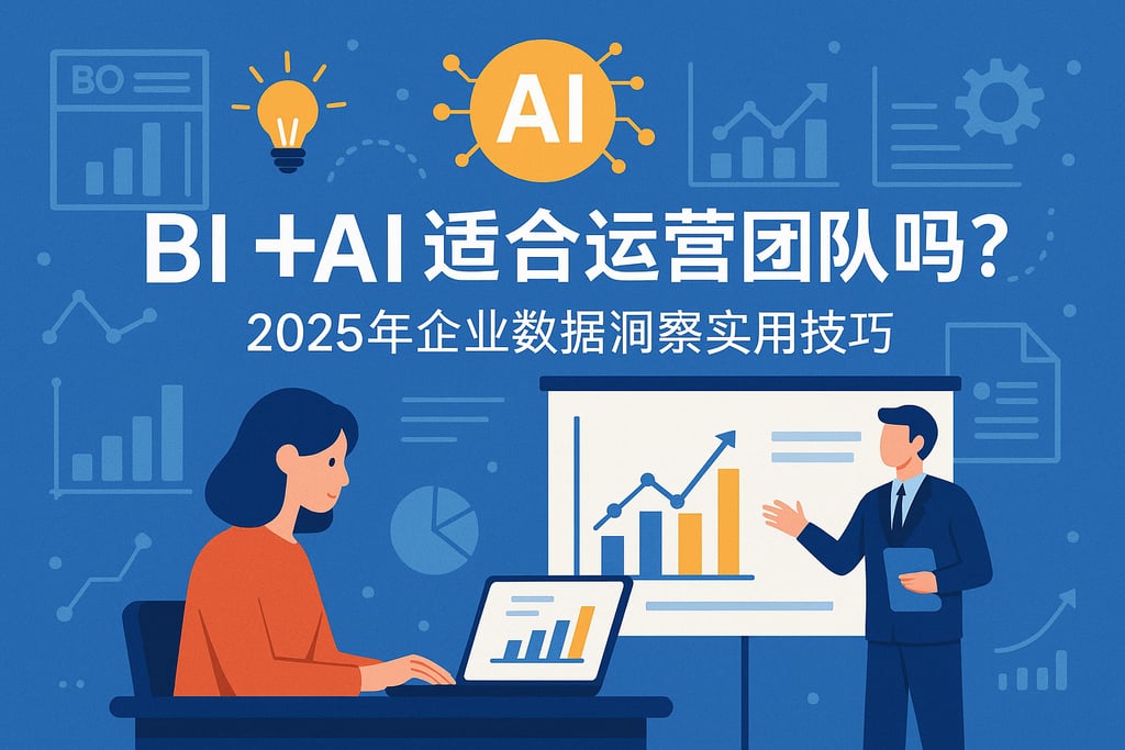 BI+AI适合运营团队吗？2025年企业数据洞察实用技巧