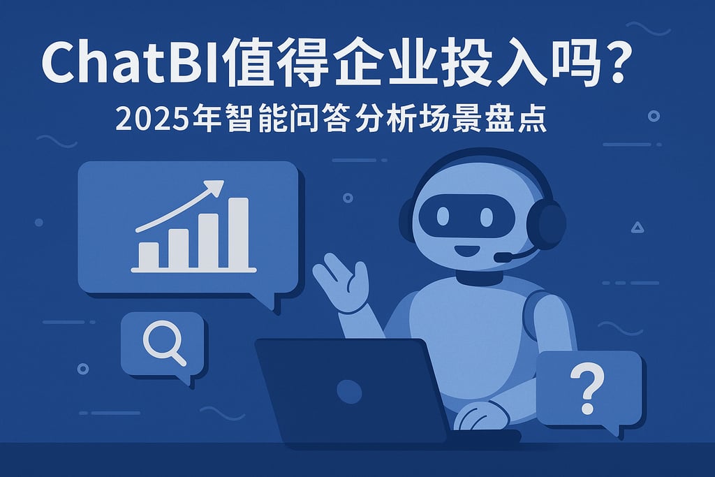 ChatBI值得企业投入吗？2025年智能问答分析场景盘点