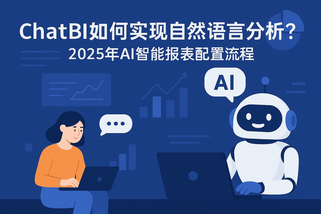 ChatBI如何实现自然语言分析？2025年AI智能报表配置流程