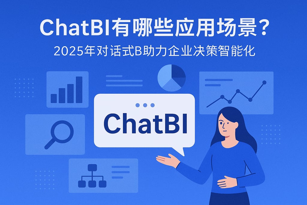 ChatBI有哪些应用场景？2025年对话式BI助力企业决策智能化