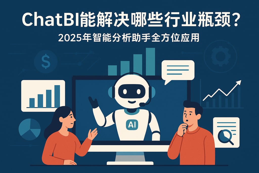 ChatBI能解决哪些行业瓶颈？2025年智能分析助手全方位应用