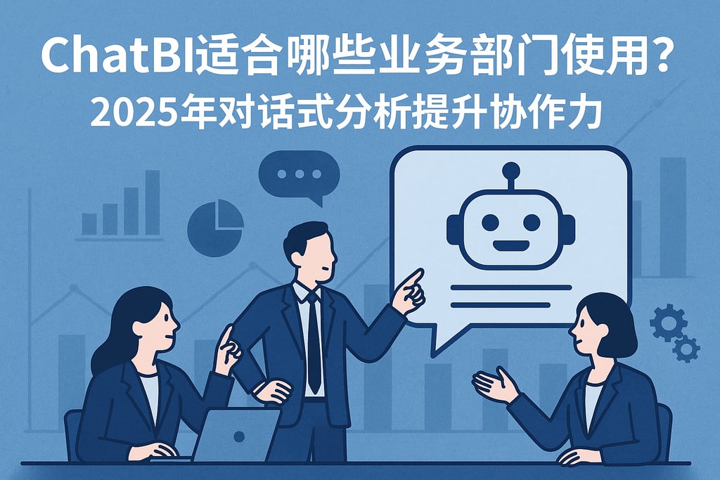 ChatBI适合哪些业务部门使用？2025年对话式分析提升协作力