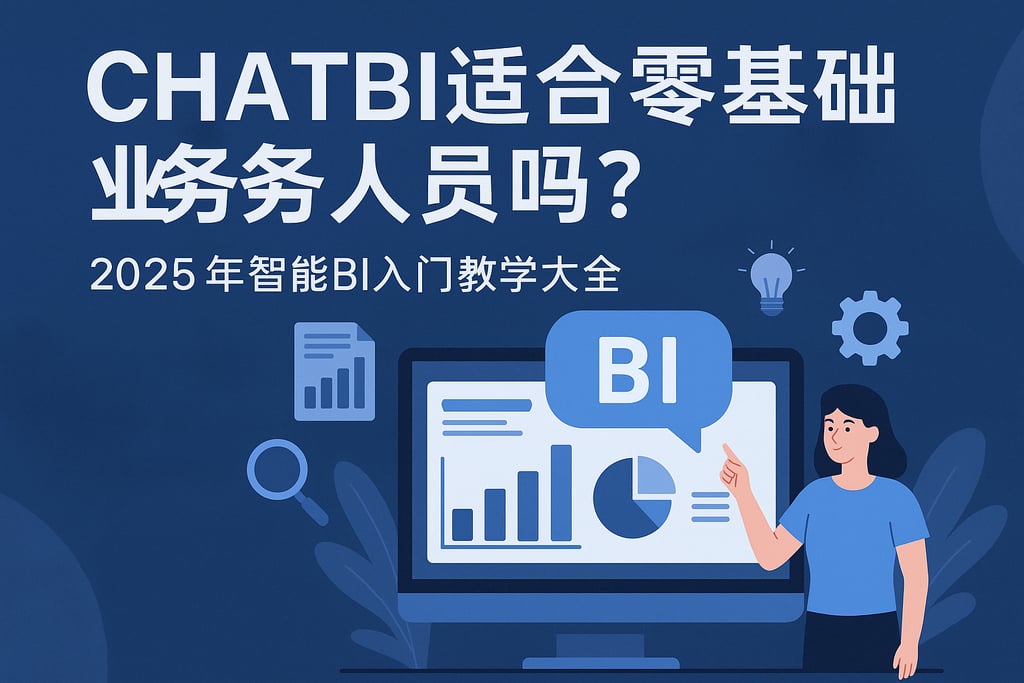ChatBI适合零基础业务人员吗？2025年智能BI入门教学大全