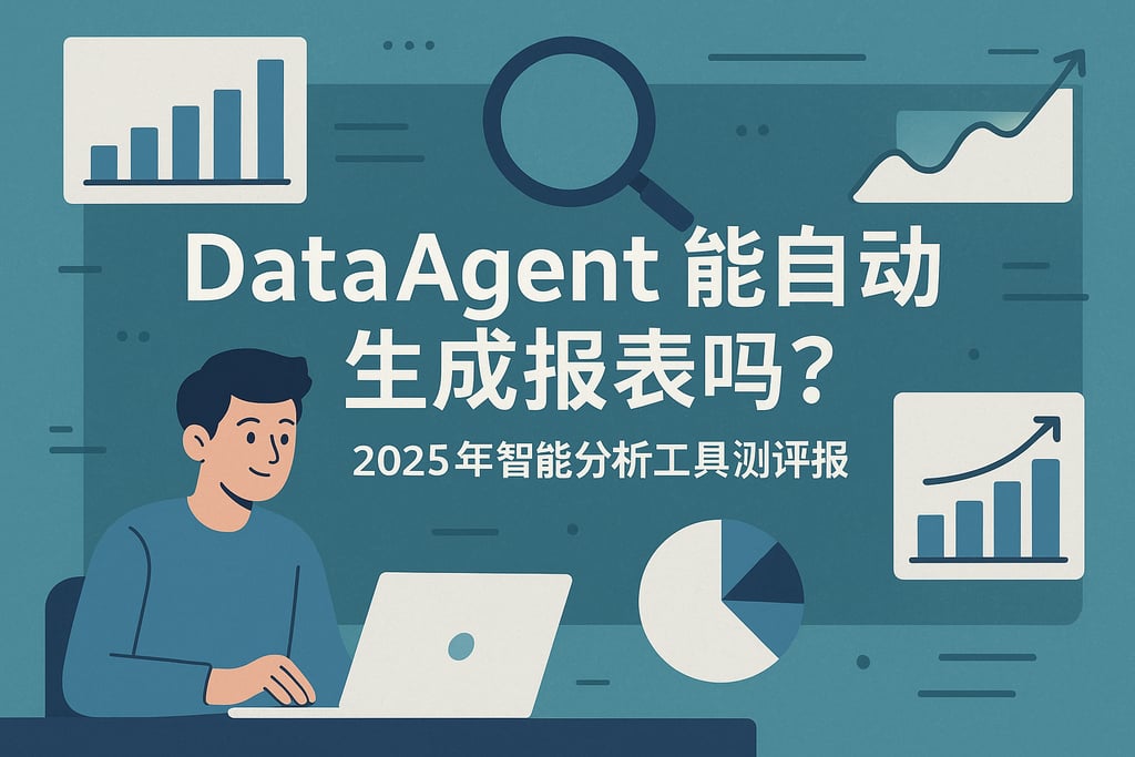 dataagent能自动生成报表吗？2025年智能分析工具测评报告