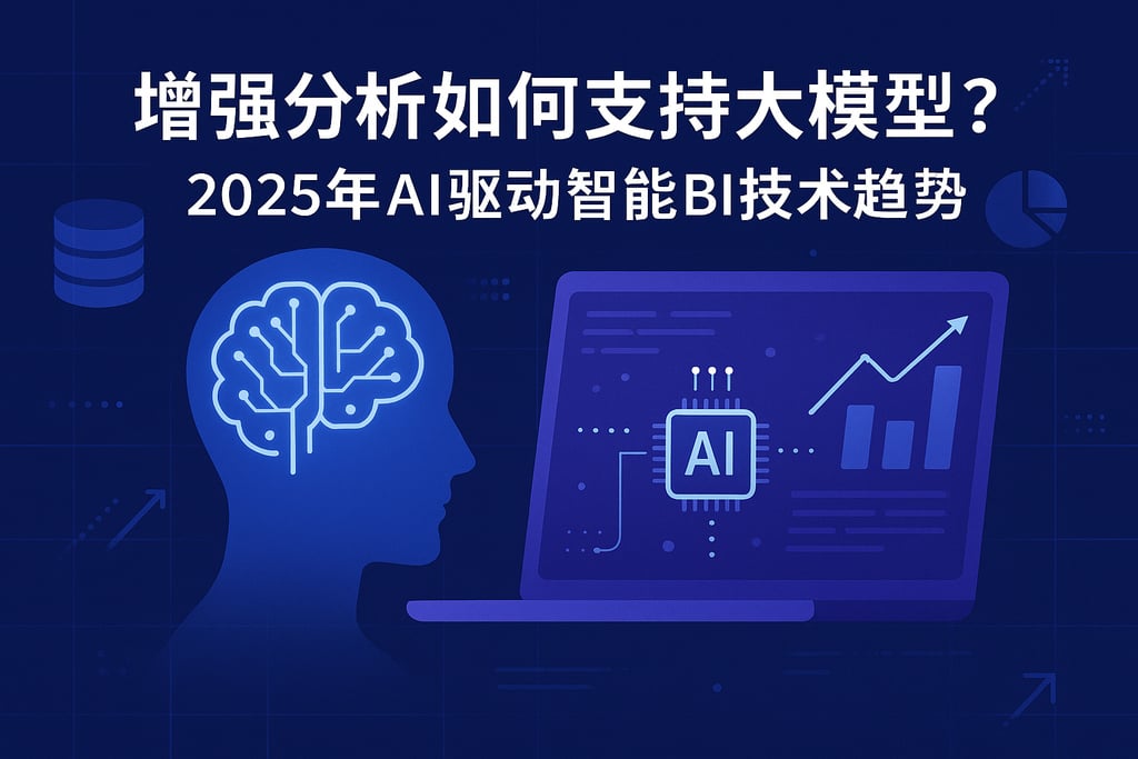 增强分析如何支持大模型？2025年AI驱动智能BI技术趋势