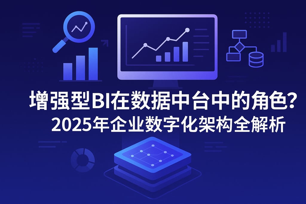 增强型BI在数据中台中的角色？2025年企业数字化架构全解析