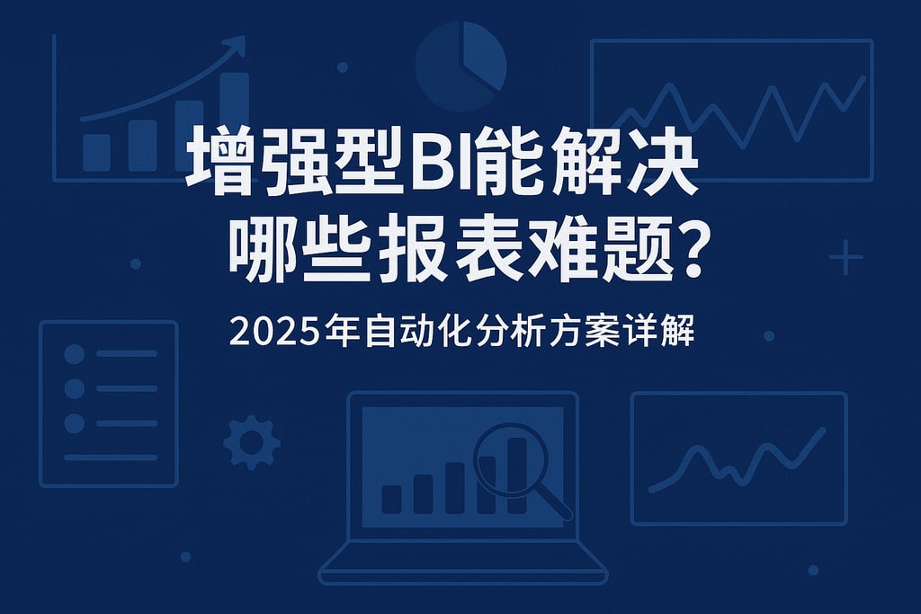 增强型BI能解决哪些报表难题？2025年自动化分析方案详解