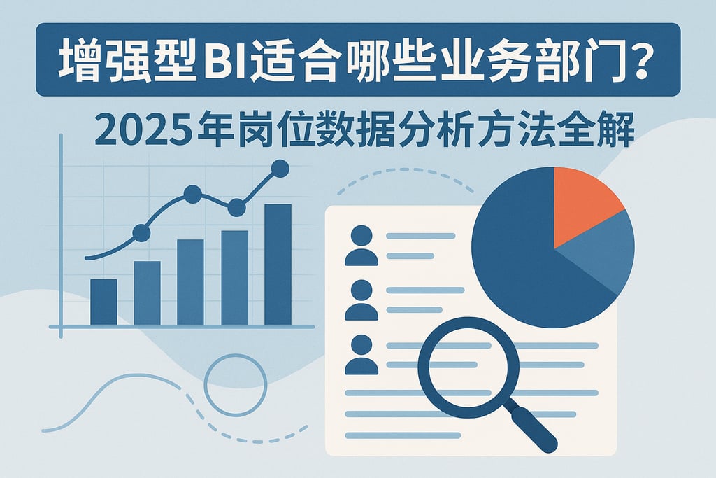 增强型BI适合哪些业务部门？2025年岗位数据分析方法全解