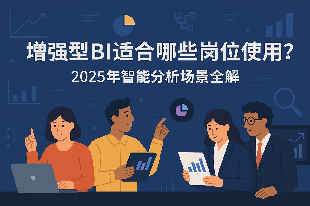 增强型BI适合哪些岗位使用？2025年智能分析场景全解