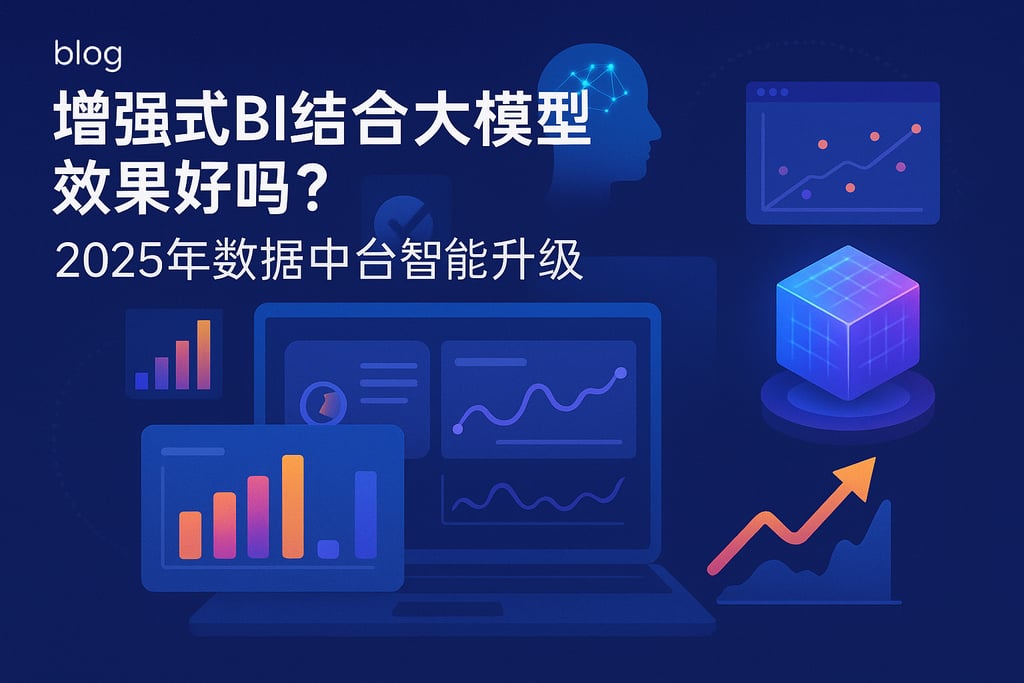 增强式BI和大模型结合效果好吗？2025年数据中台智能升级