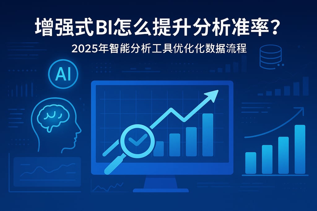 增强式BI怎么提升分析准确率？2025年智能分析工具优化数据流程
