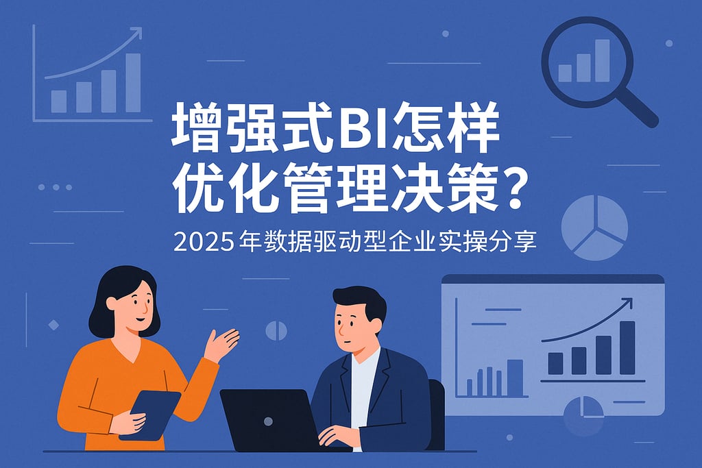增强式BI怎样优化管理决策？2025年数据驱动型企业实操分享